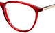 Dioptrické brýle Dagmar - červená