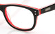 Dioptrické brýle Dumbi - černo červená