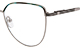 Dioptrické brýle Foster - stříbrno-zelená