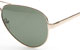 Sluneční brýle H.Maheo P301 - světle zlatá