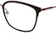 Dioptrické brýle LIGHTEC 30235 - černo vínová