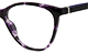 Dioptrické brýle Neyeture s klipem F0214 52 - fialová