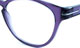 Dioptrické brýle Oakley Round Off 8017 - transparentní fialová