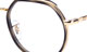 Dioptrické brýle Ray Ban 3765V - zlato-hnědá