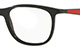 Dioptrické brýle Ray Ban 7078 53 - černo-červená