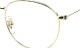 Dioptrické brýle Ray Ban 9572V - zlatá