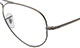 Dioptrické brýle Ray Ban Aviator Metal II 6489 55 - stříbrná