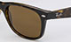 Sluneční brýle Ray Ban New Wayfarer 2132 55 - hnědá žíhaná