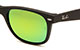 Sluneční brýle Ray Ban Wayfarer - černo-zelená