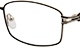 Dioptrické brýle Solana - černo zlatá