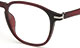 Dioptrické brýle Ultem clip-on F0288 - červená