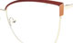 Dioptrické brýle Visible 046 - červeno zlatá