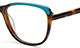 Dioptrické brýle Zina - tyrkysovo hnědá