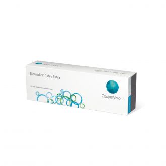 Dioptrické brýle Biomedics 1 Day Extra (30 čoček)